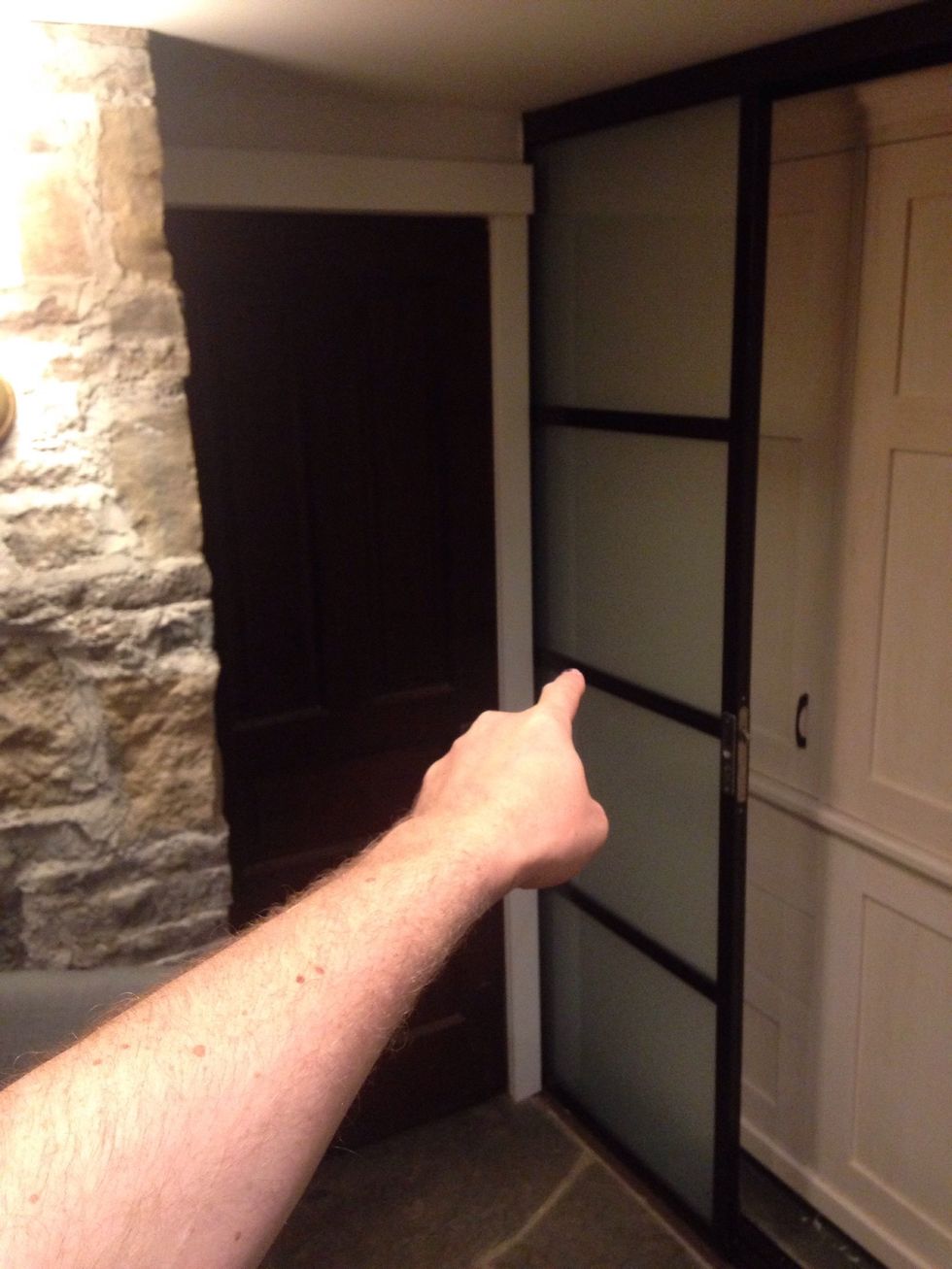 And also slide out of the backroom