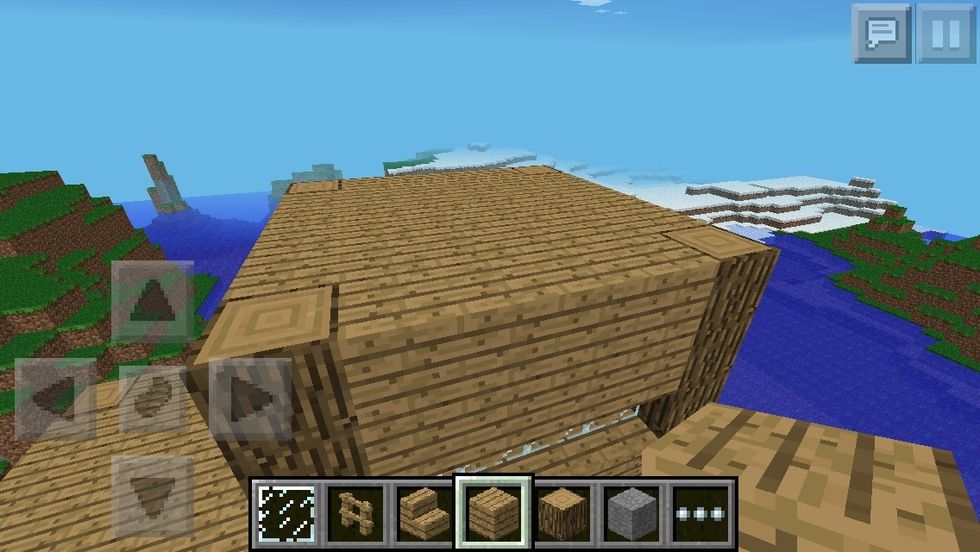 ...And another layer. Fill in the roof.