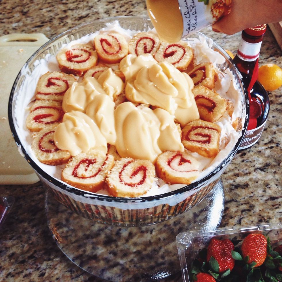 ... And another layer of custard.