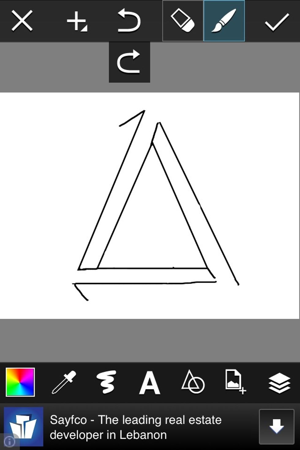 And another line at the bottom left..