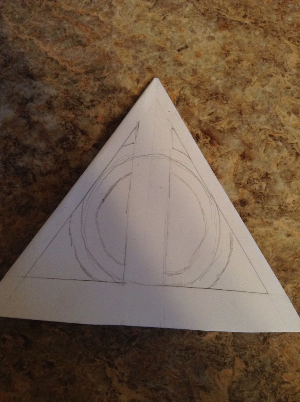 And another outside of it. You should have 3 concentric circles now.