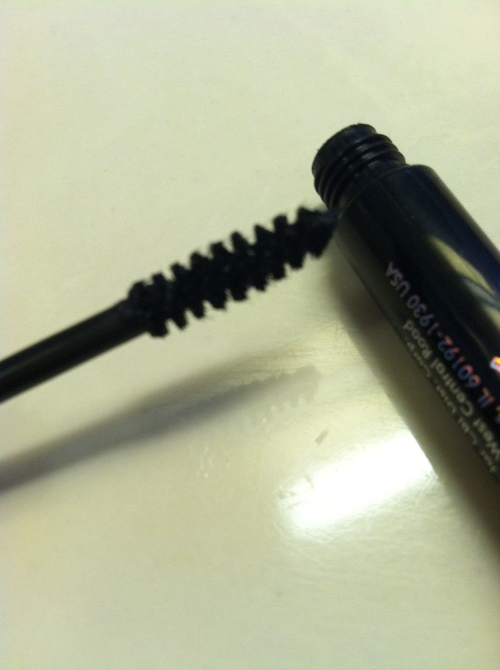 And apply mascara