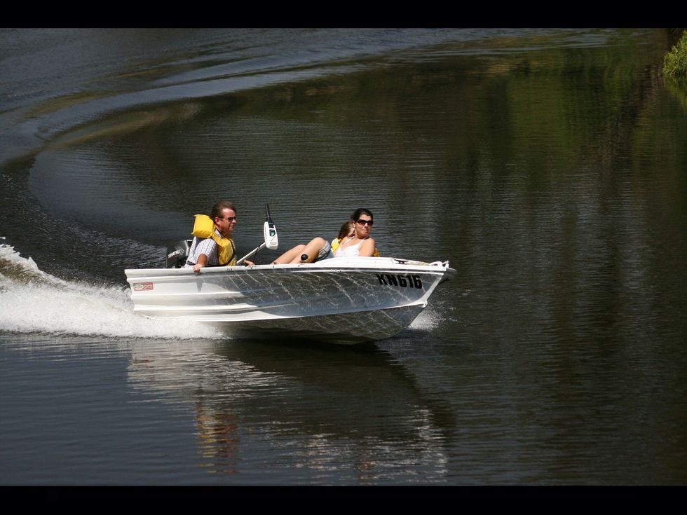 And as you gaze into the horizon, think of this: Your future is no more defined by the past than the course of a boat is defined by it's wake.