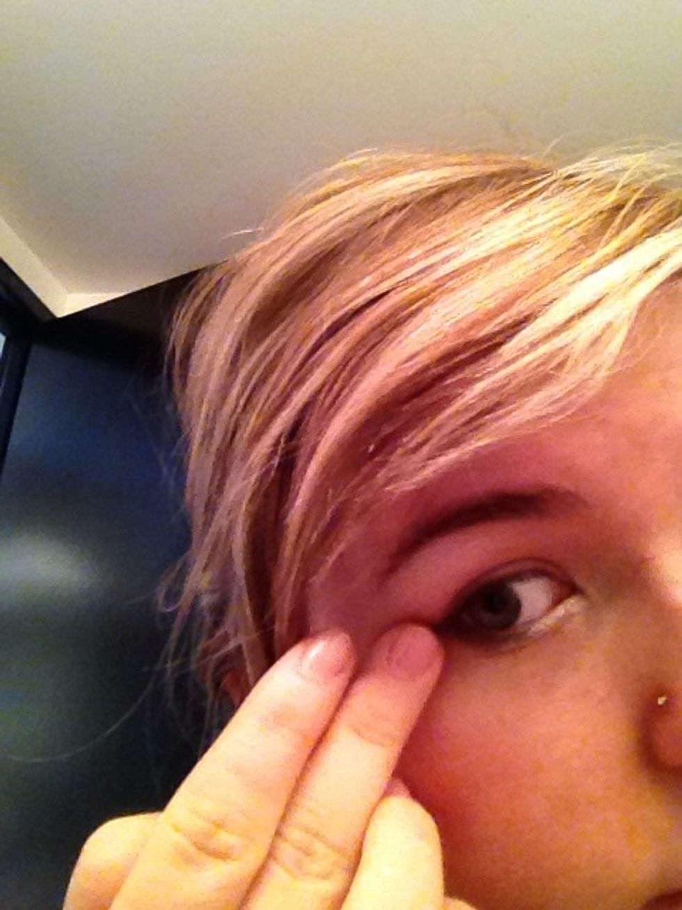 And at the corner of your eye