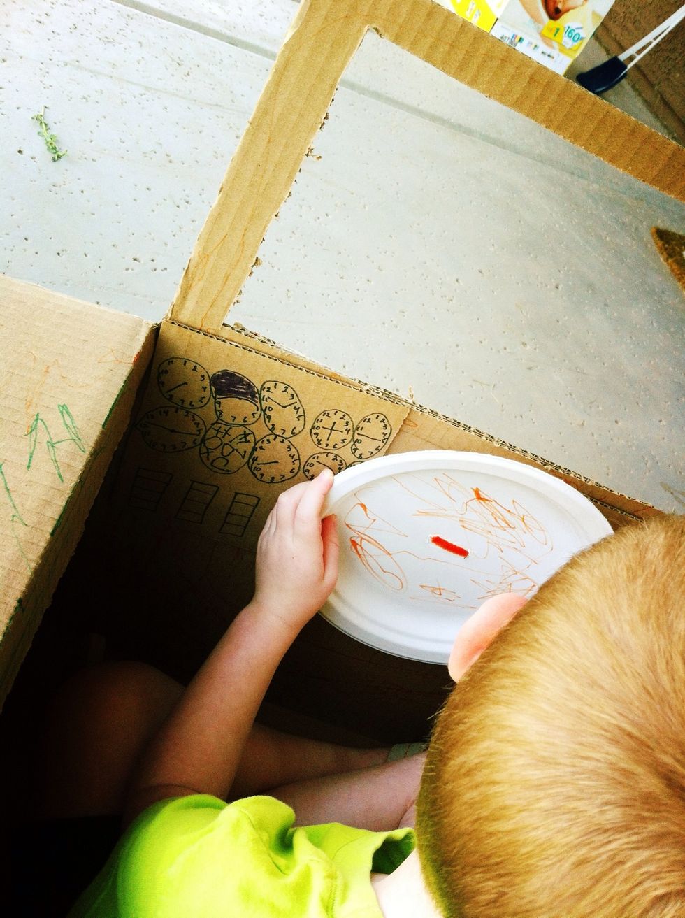 And attach the gauges into airplane.