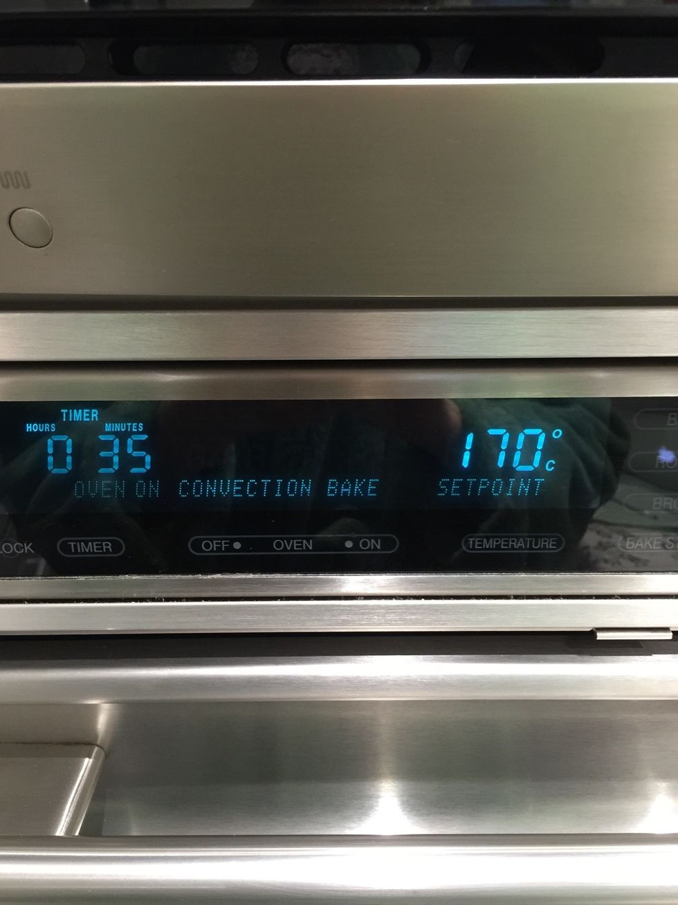 And bake in a preheated oven