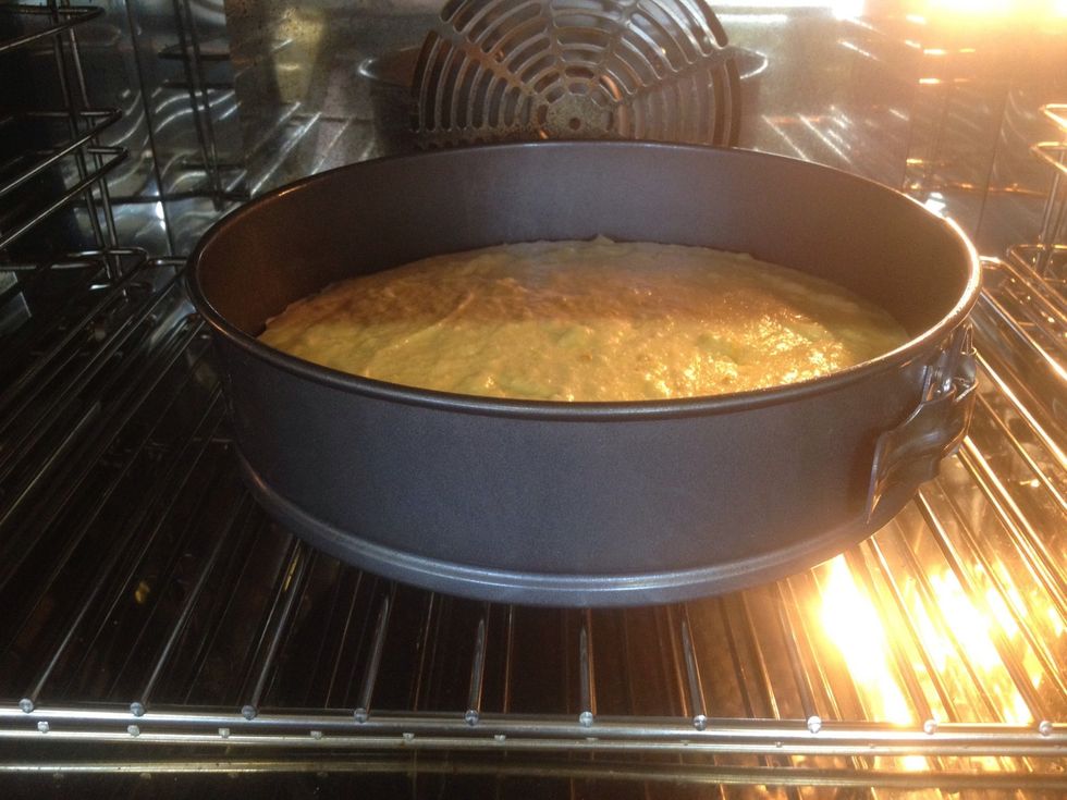 And bake on 170c  for 55minutes