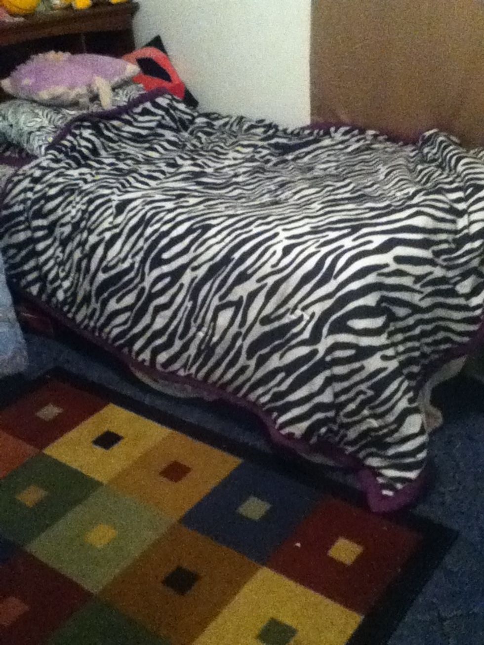 And bed made