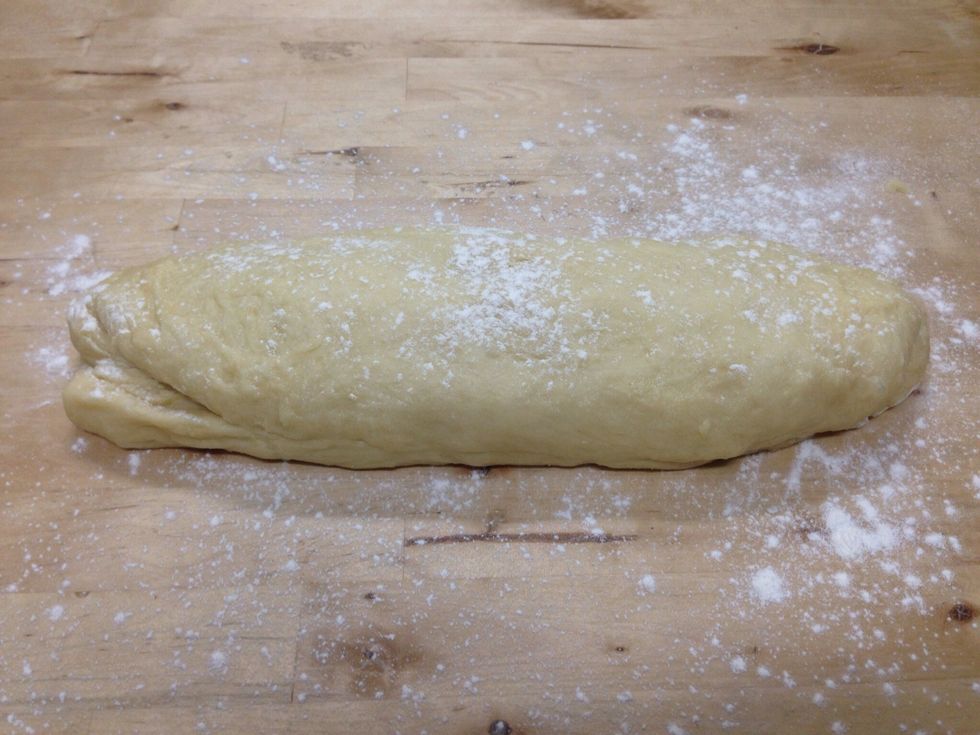 And begin to form a dough