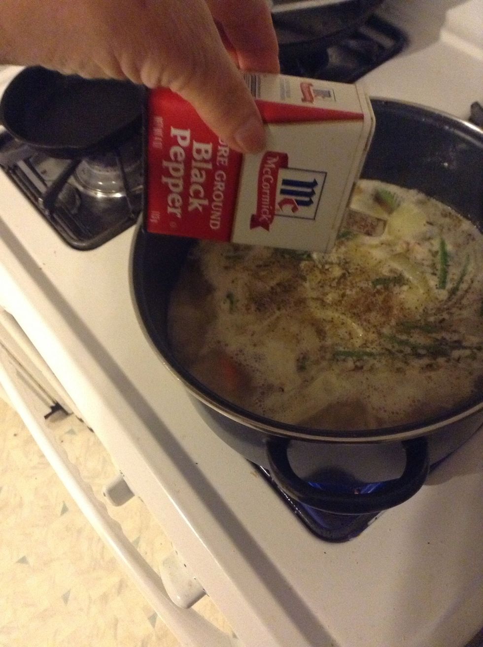 ...And black pepper...