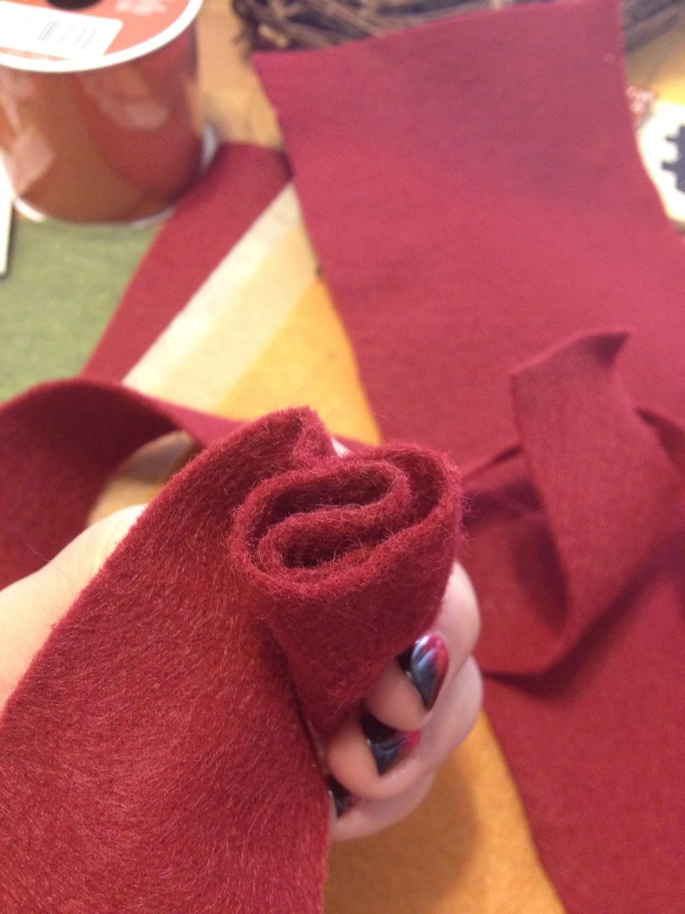 And bunch with the tips of your fingers