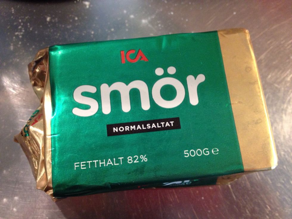 And butter of course! Or margarine if you prefer that.