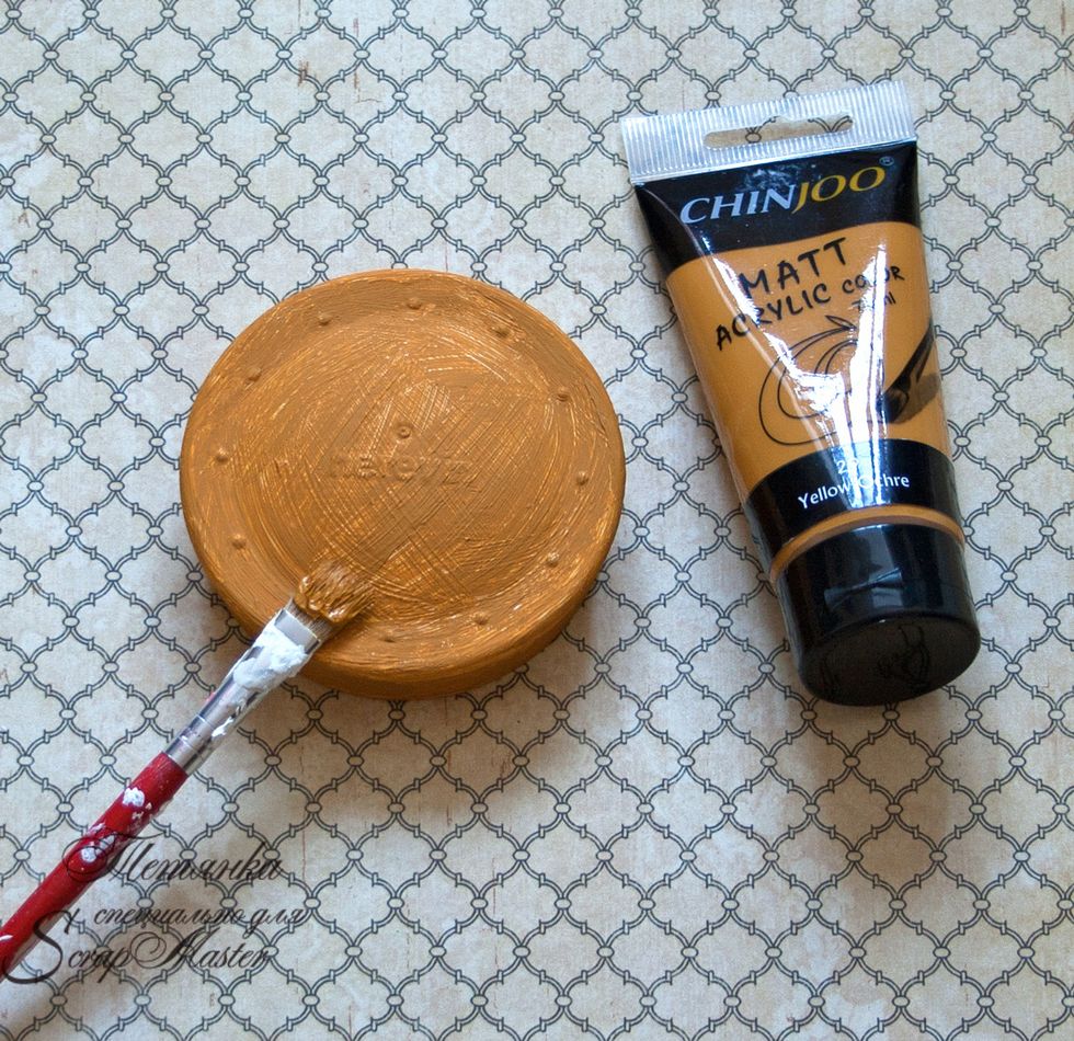 And by acrylic paint