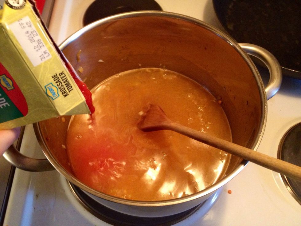 ..and canned tomatoes.