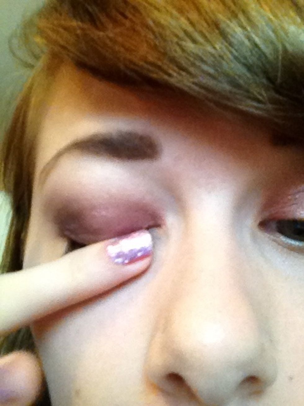 And check the lashes are in the lash line with your finger