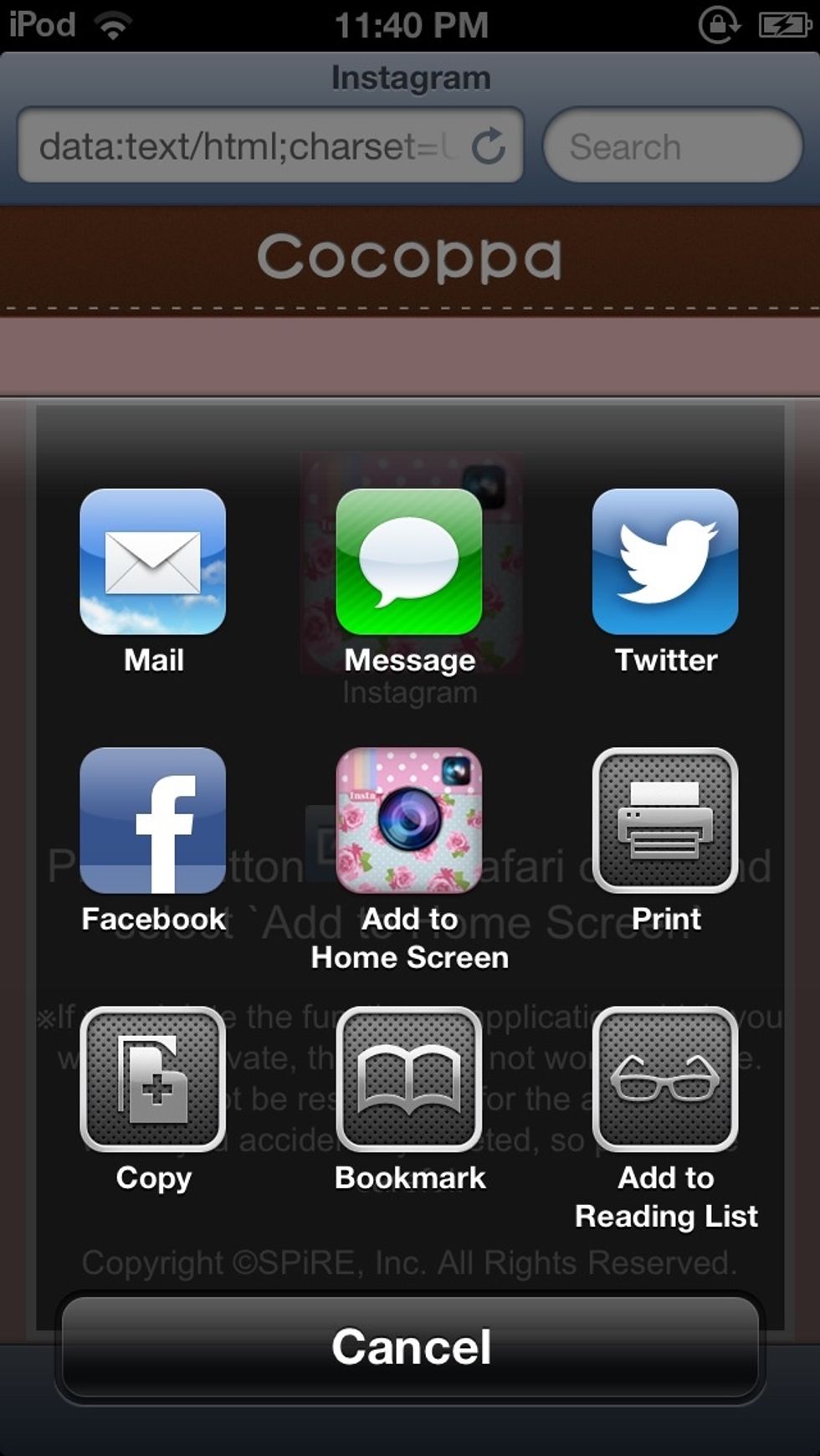 And click add to home screen