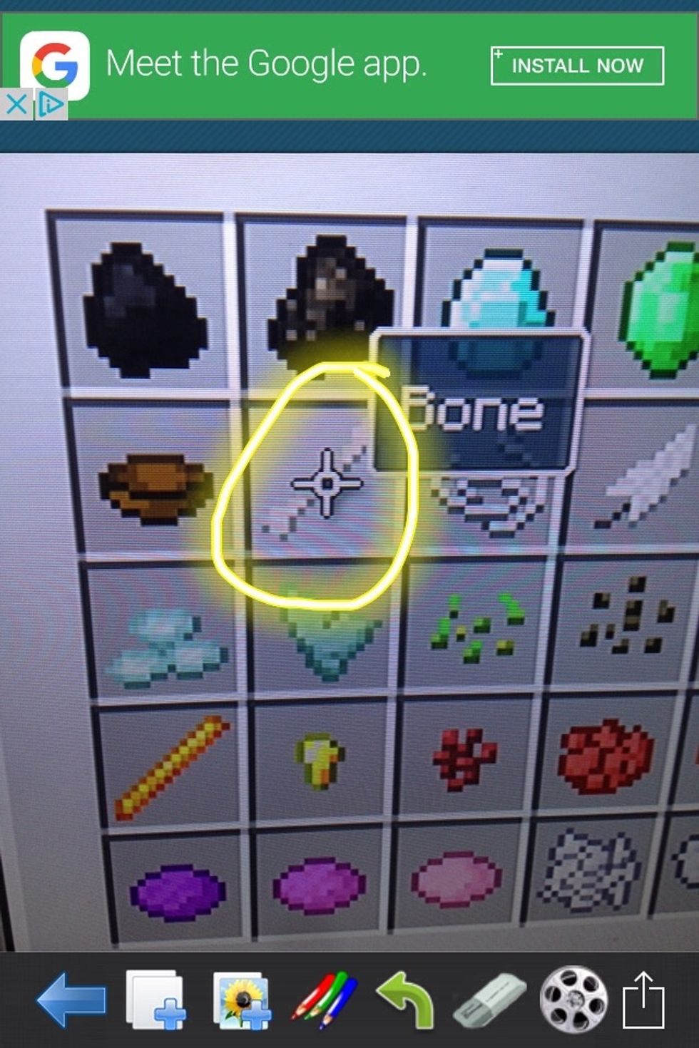 And click bone with button x