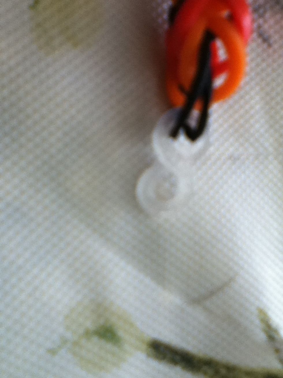 And clip it on the end.