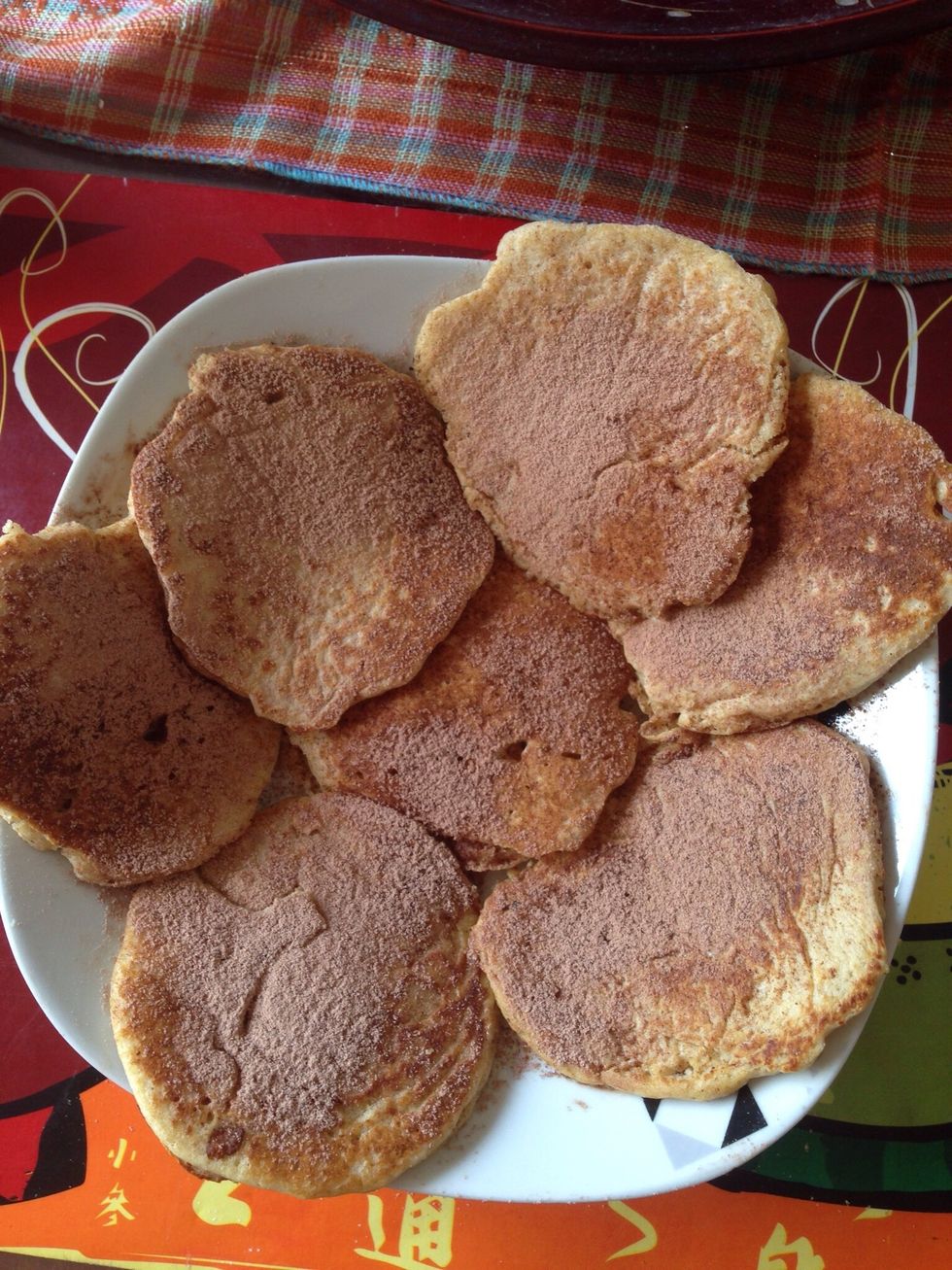 And cocoa powder, this is the healthy recipe, but you can try 1 spoon of light butter and 1 spoon of cocoa powder then in the microwave for 15 seconds. Enjoy it\ud83d\udc9b