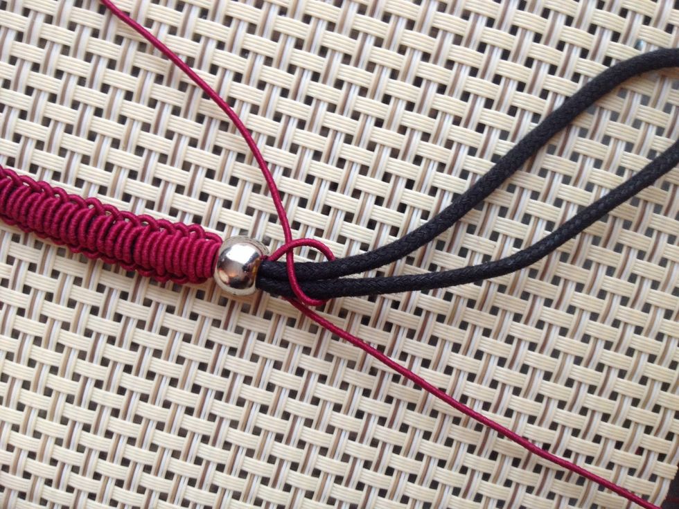 And continue knotting