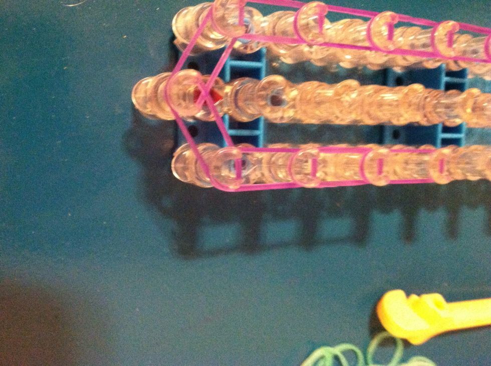 And continue up that row