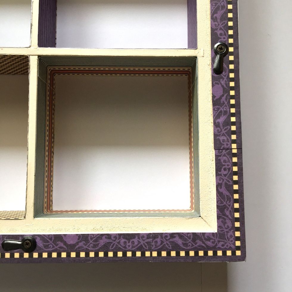 And cover back of the window.