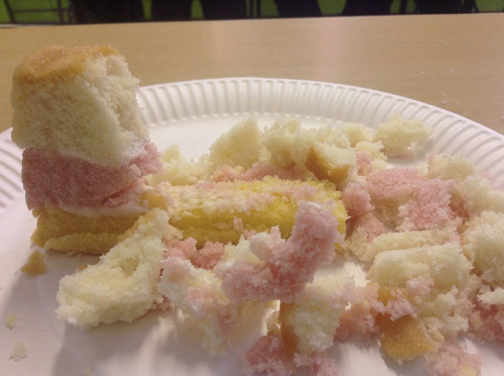 And crumbles more