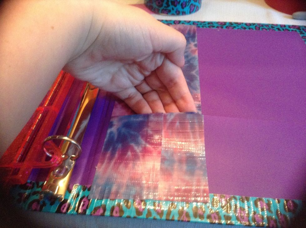 And cut it open to use the pocket.