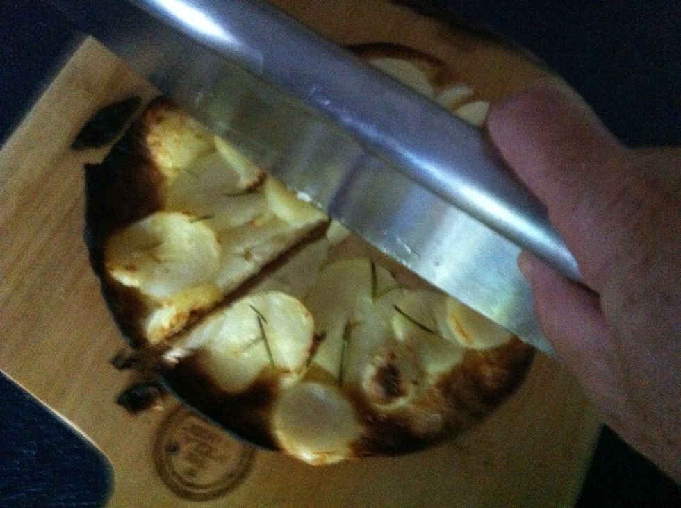 And cut it