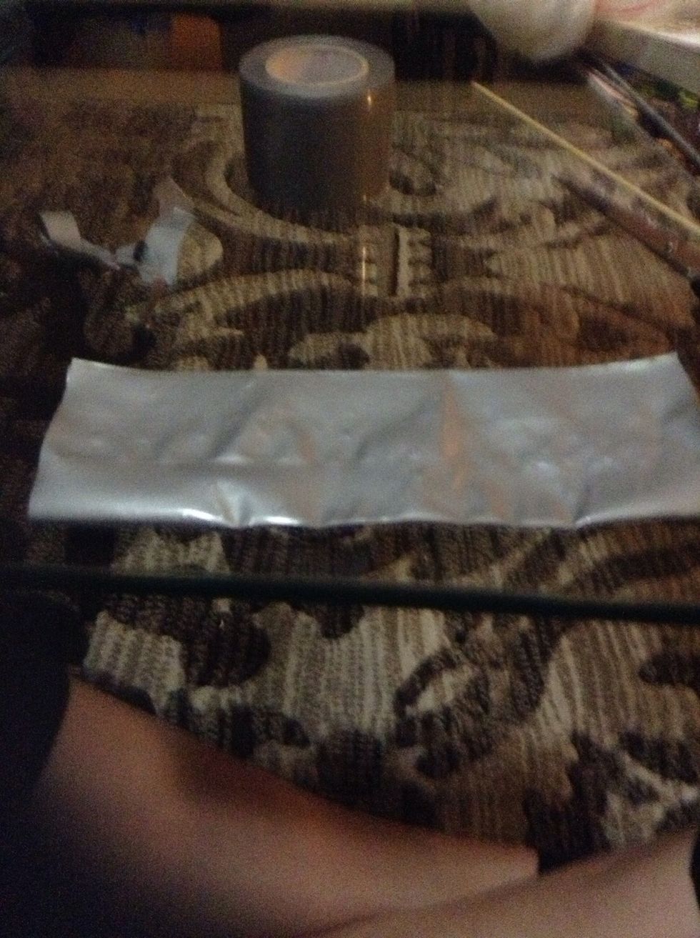 and cut the uneven edges