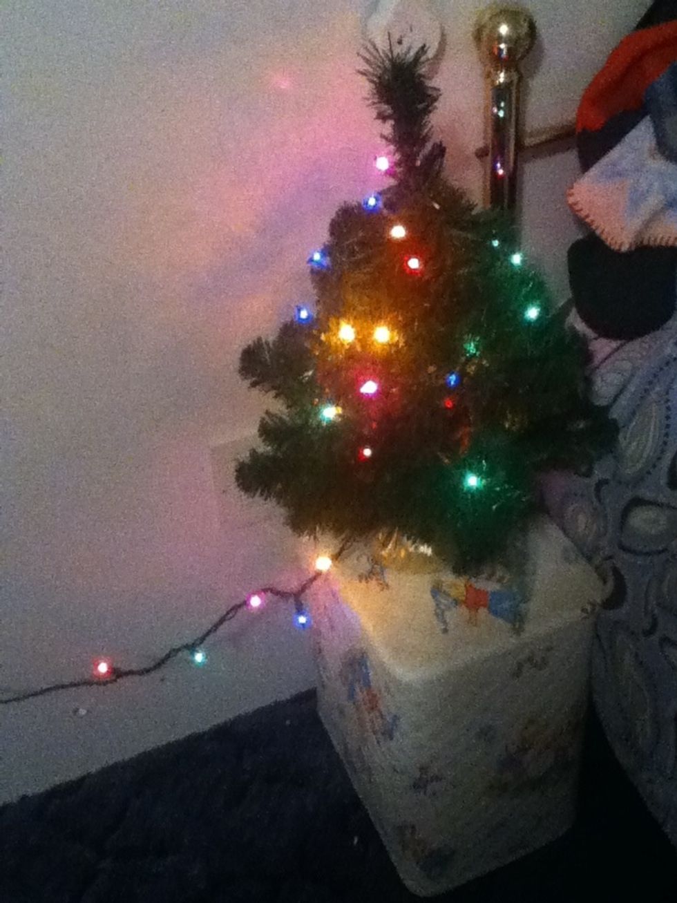 And decorations plugged in