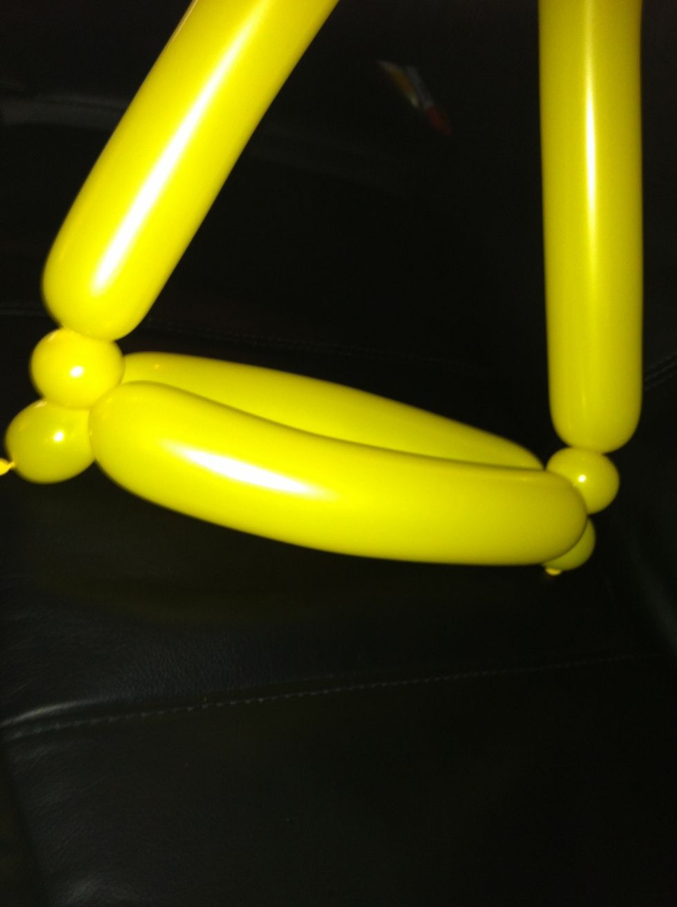 And do the same on the other side- making sure to control the bubbles until they are secured