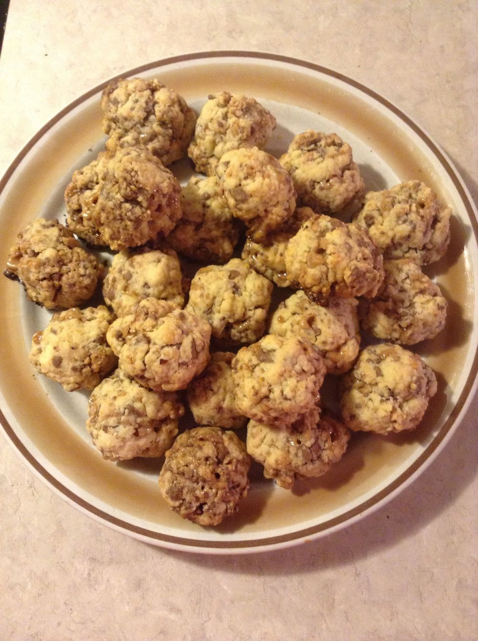 And done here your cookies. Enjoy