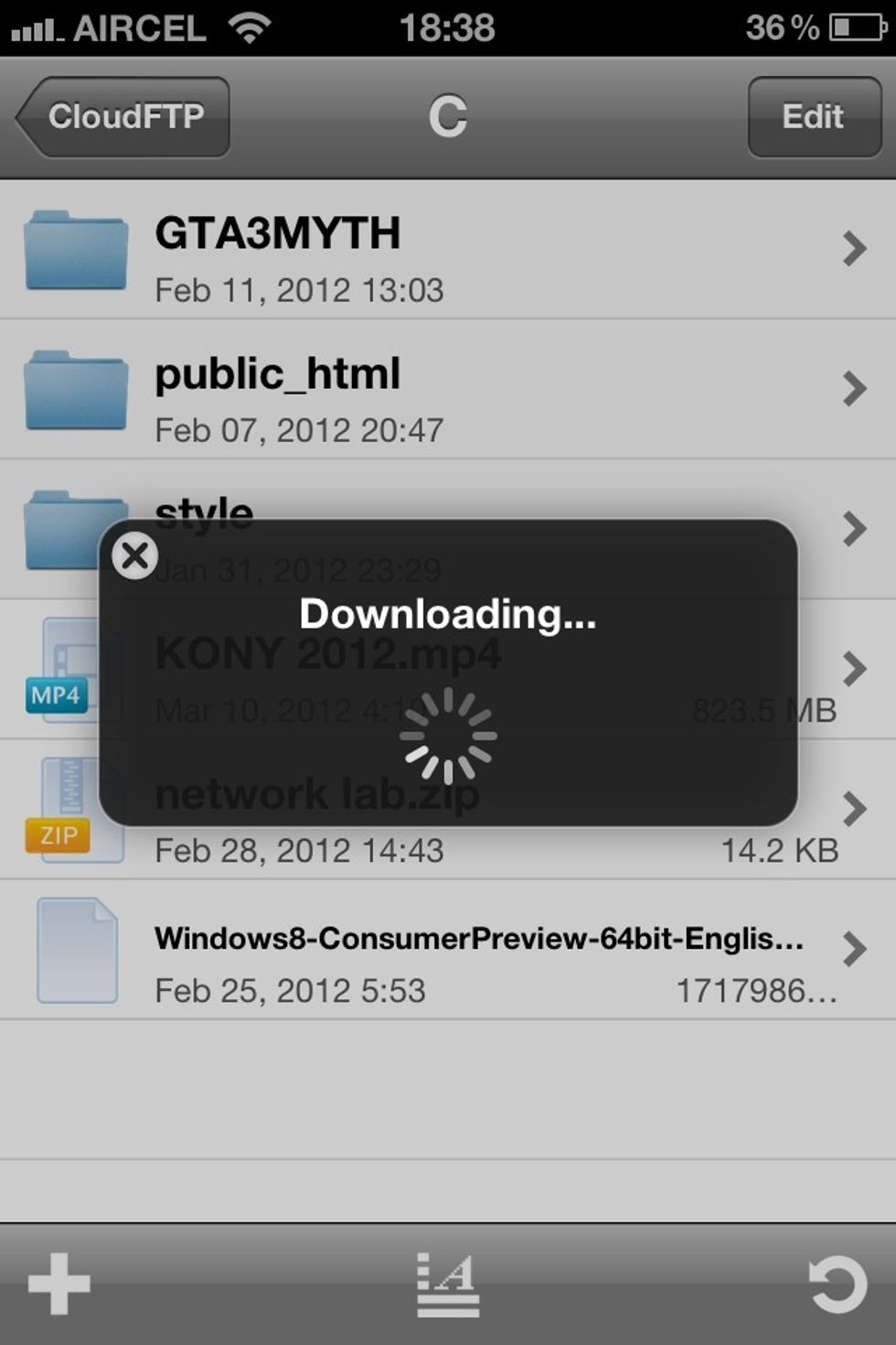 And download files to your iOS device also