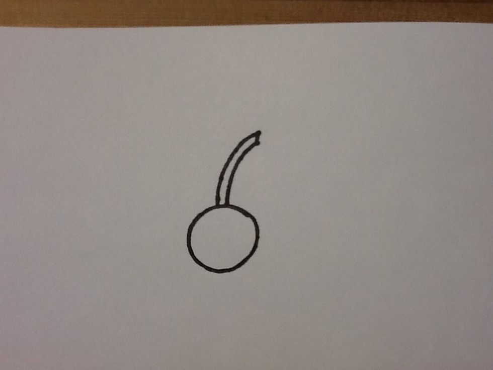 And draw a curvey line