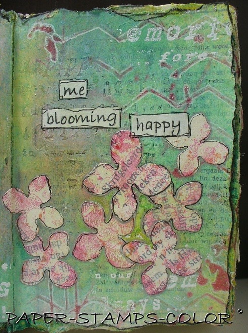 .. and drew lines around the text as well.