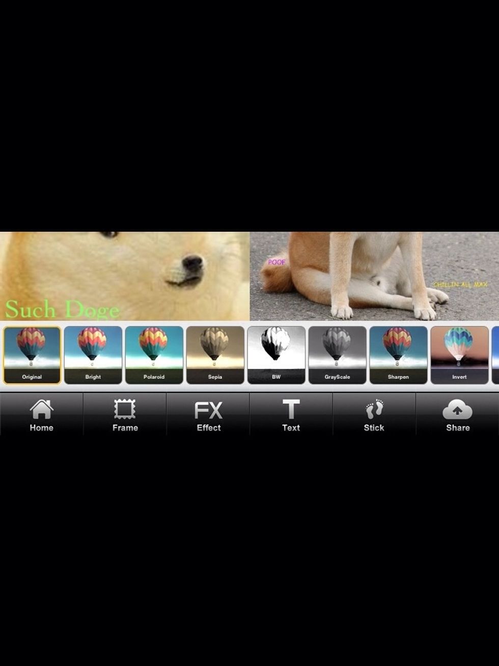 And edit photos separately