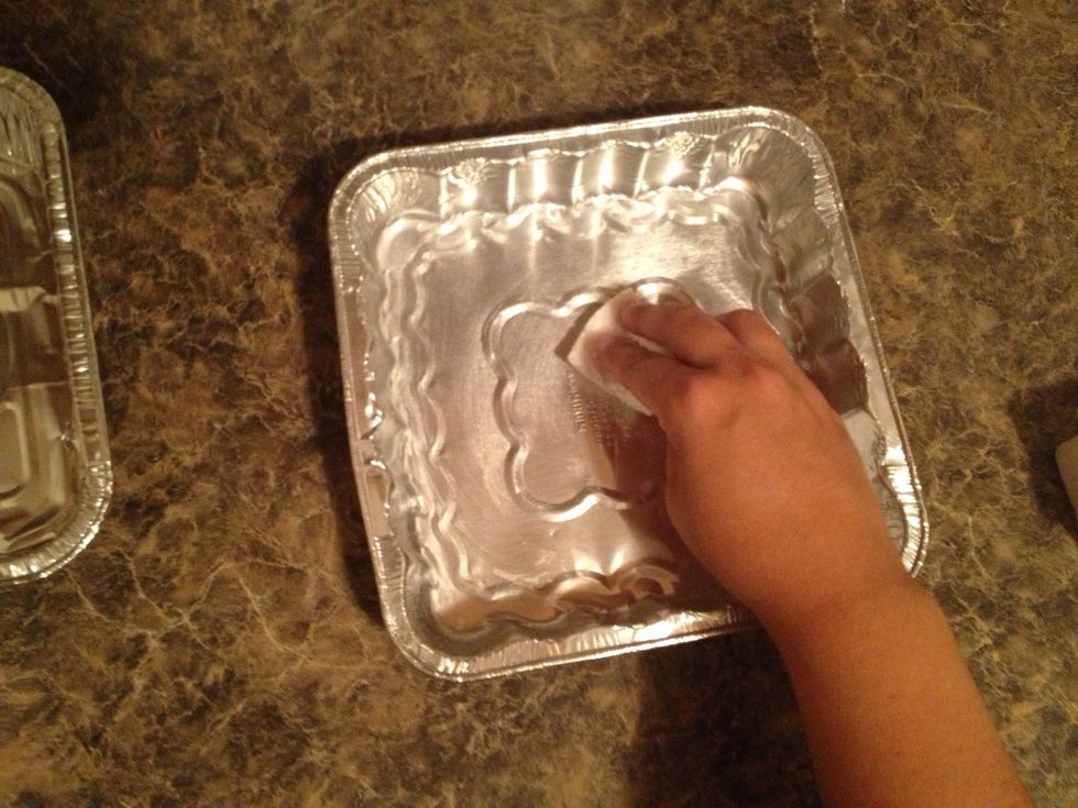 And evenly coat your pan(s).