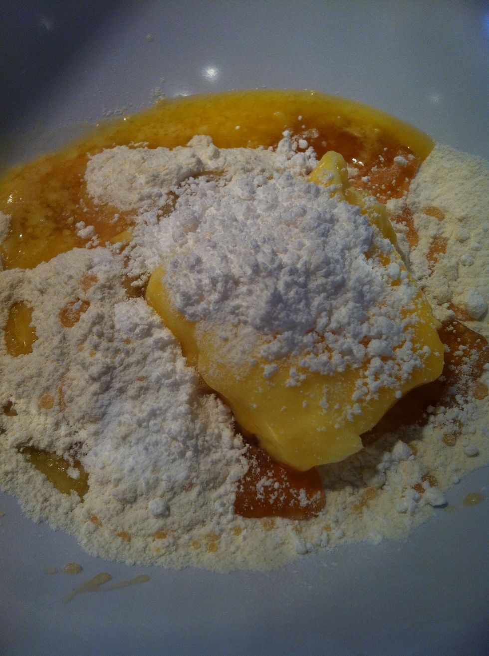 And finally Add the vanilla sugar