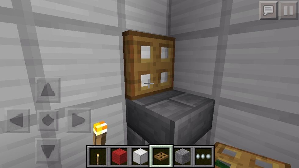 And finally put a trap door on the toilet