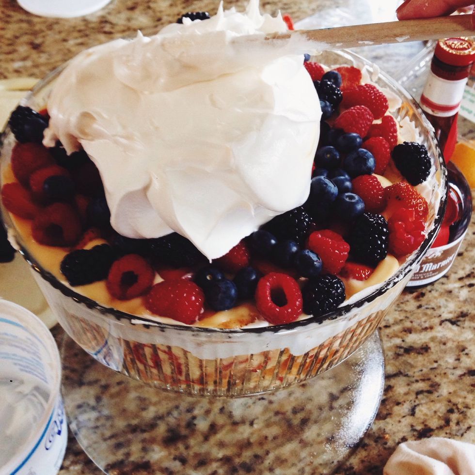 And finish with whipped topping!