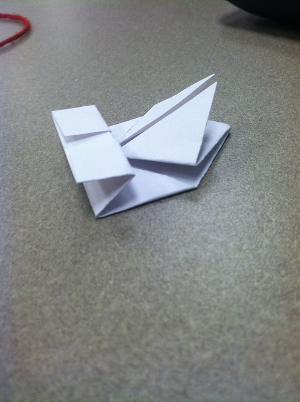 And fold back in half to make the legs.