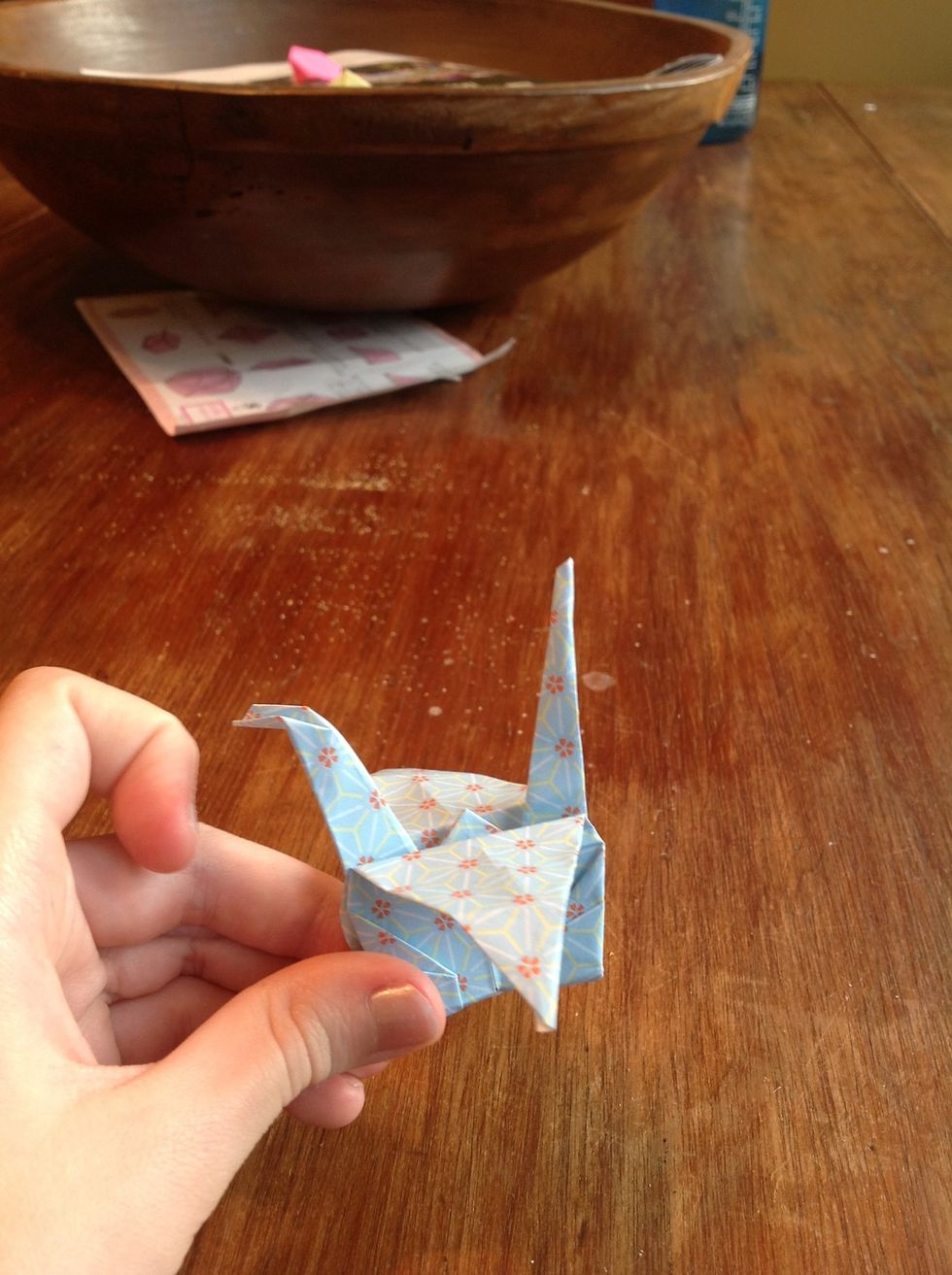 And fold down the wings