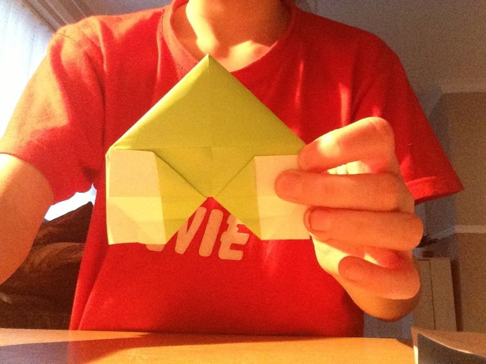 And fold the bottom into it