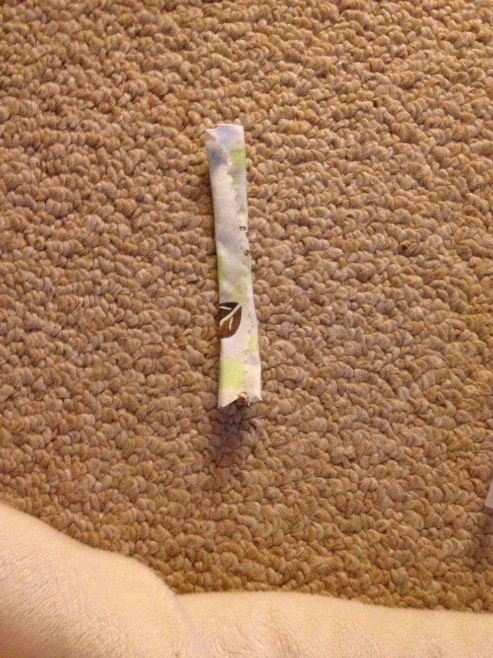 And fold the other half, make sure to glue any fly away pieces down!