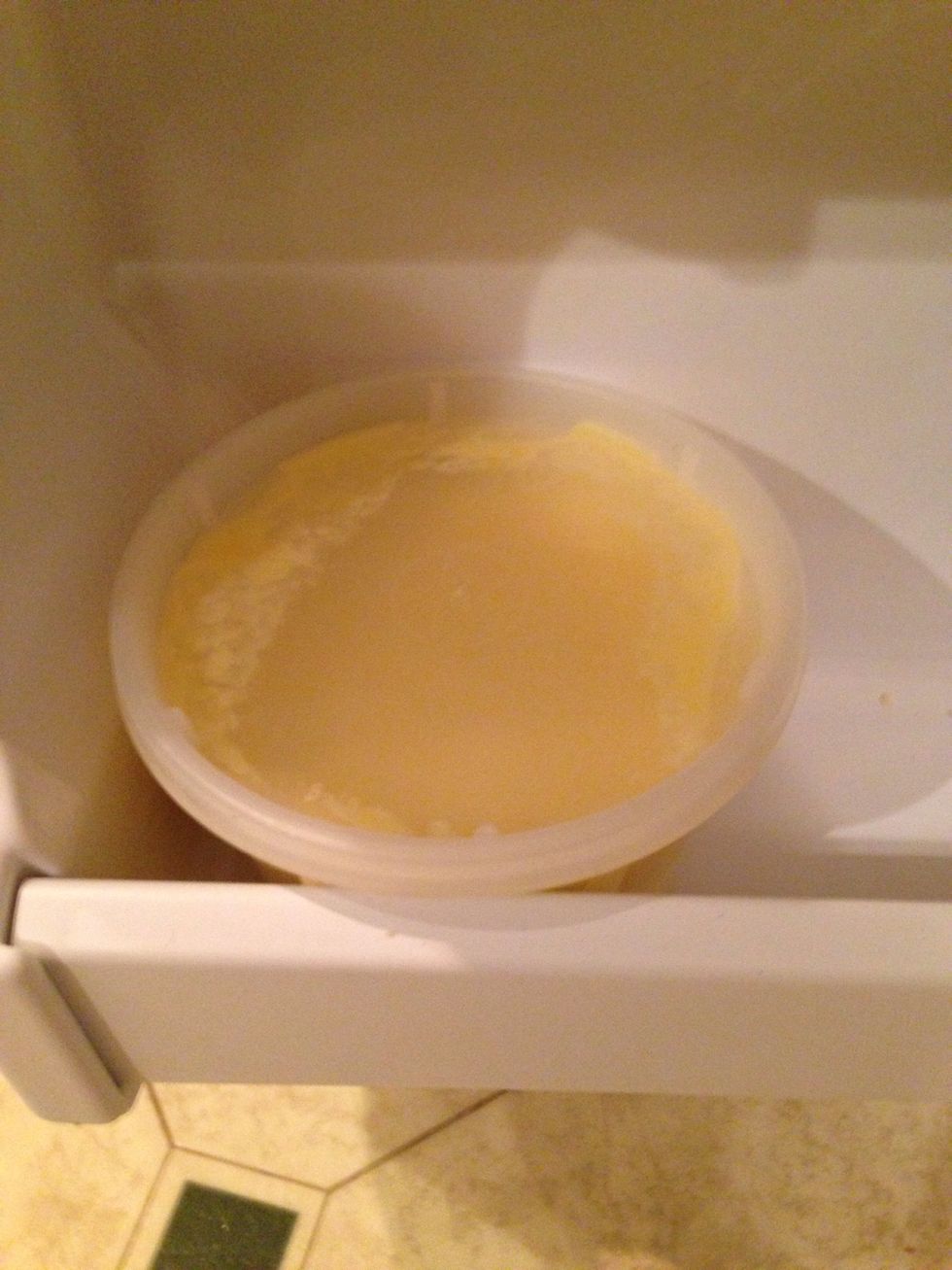 And freeze for 1 1/2 hours.