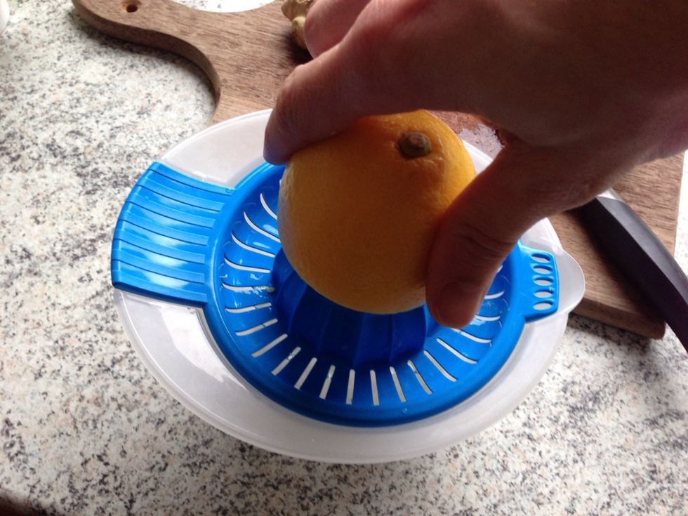 ....and get the juice of one half.