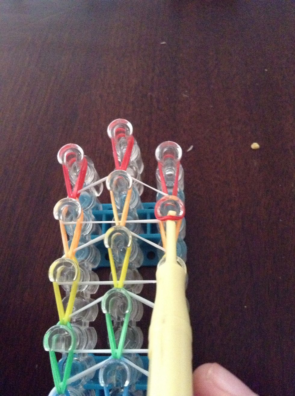 And get the last and final red on the orange peg