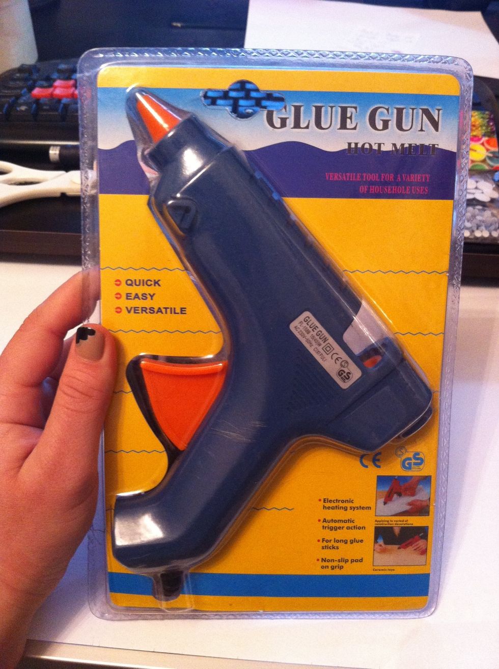 And glue gun..