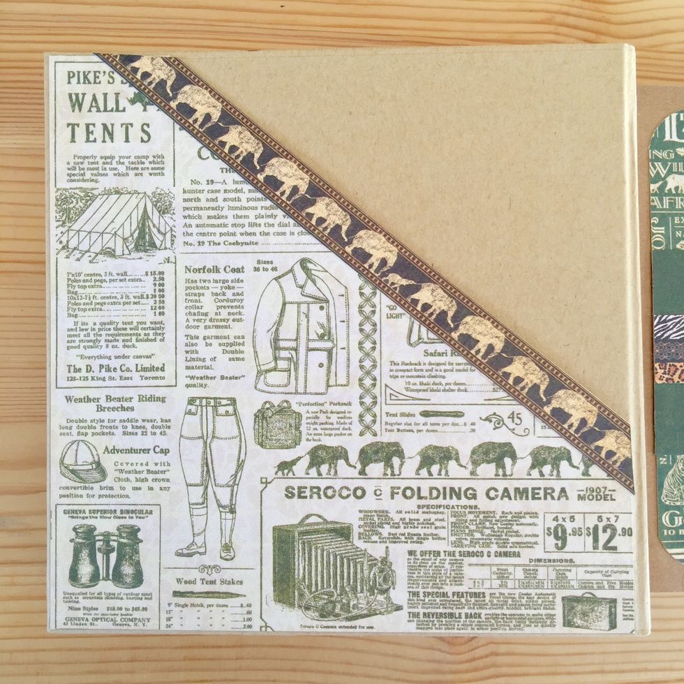 And glue it on the pocket.